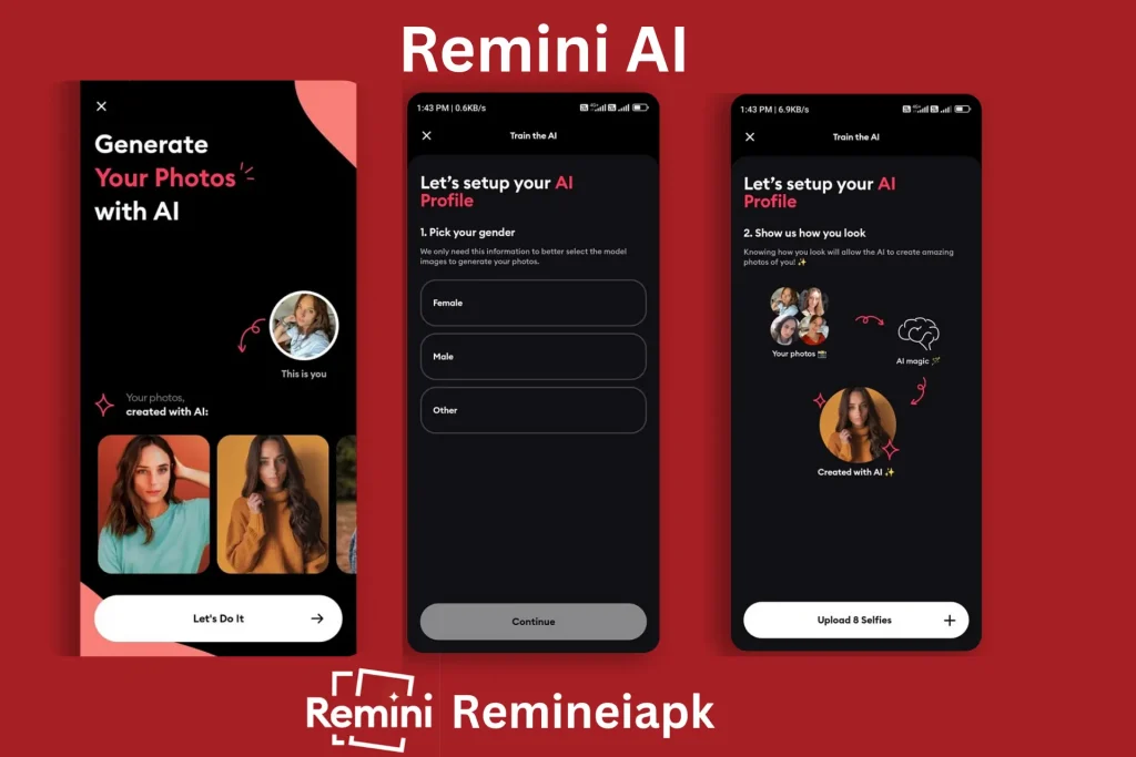 Remini AI image representation