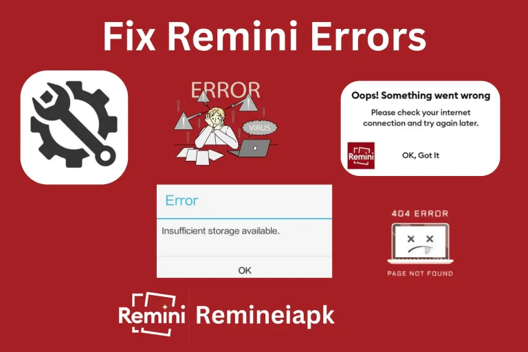 Image of Remini Errors