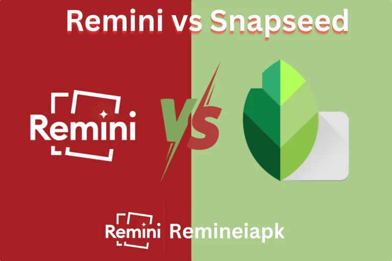 Remini vs Snapseed feature image